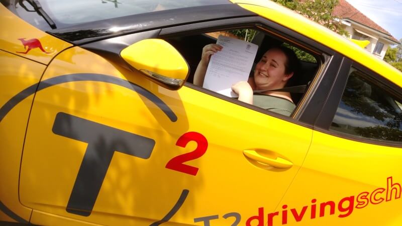 Another pass for a T2 Driving School student